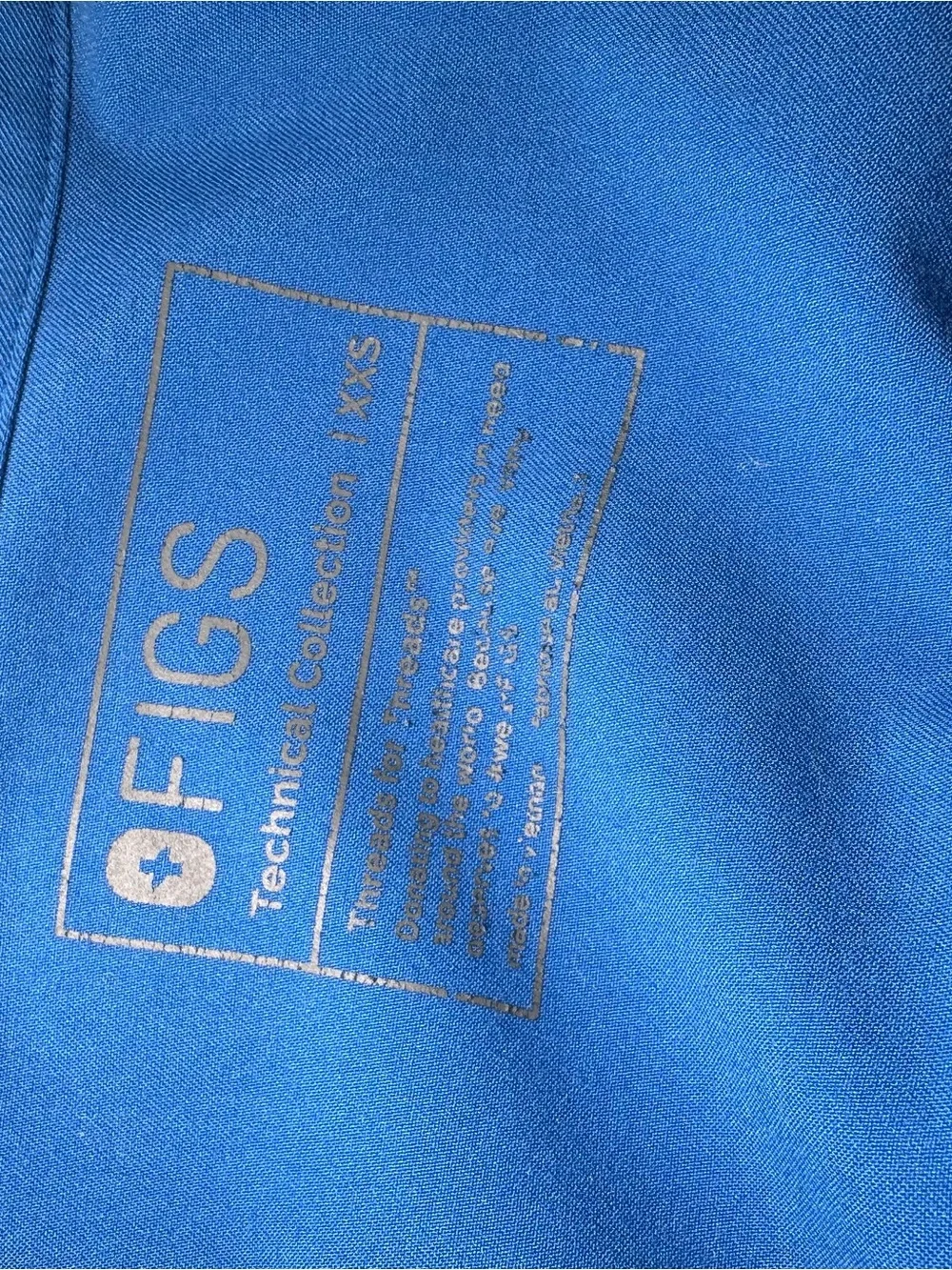 FIGS Royal Blue Rafaela + Zamora Jogger Scrub Set | XXS/PXS Petite